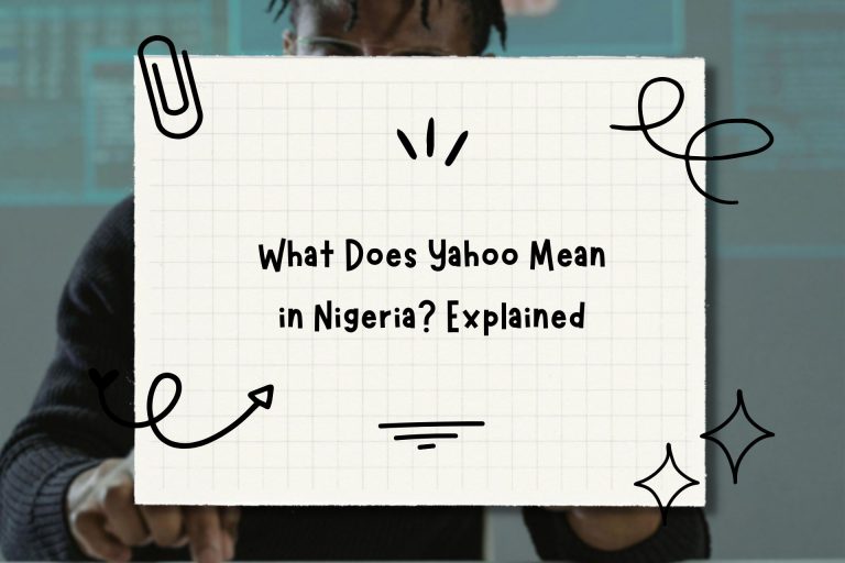 What does yahoo mean in nigeria